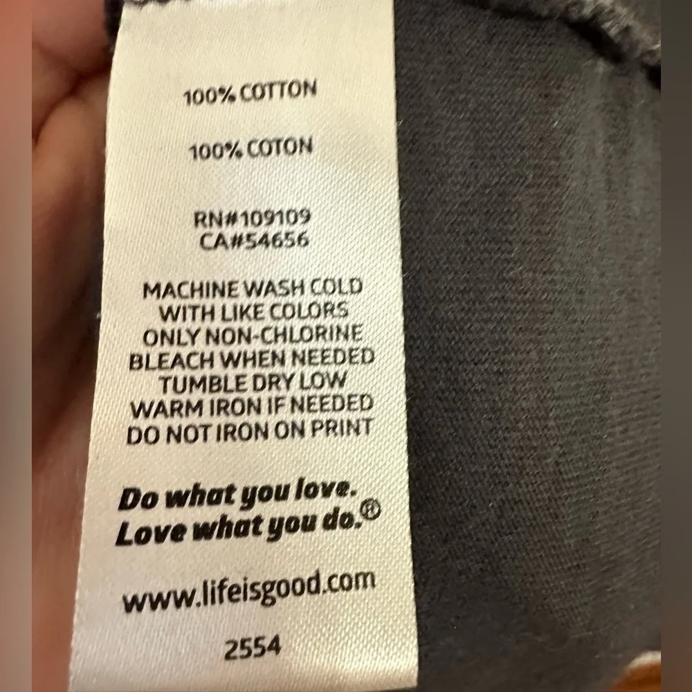 Life Is Good Charcoal Crusher Tee Mama Bear size XXL